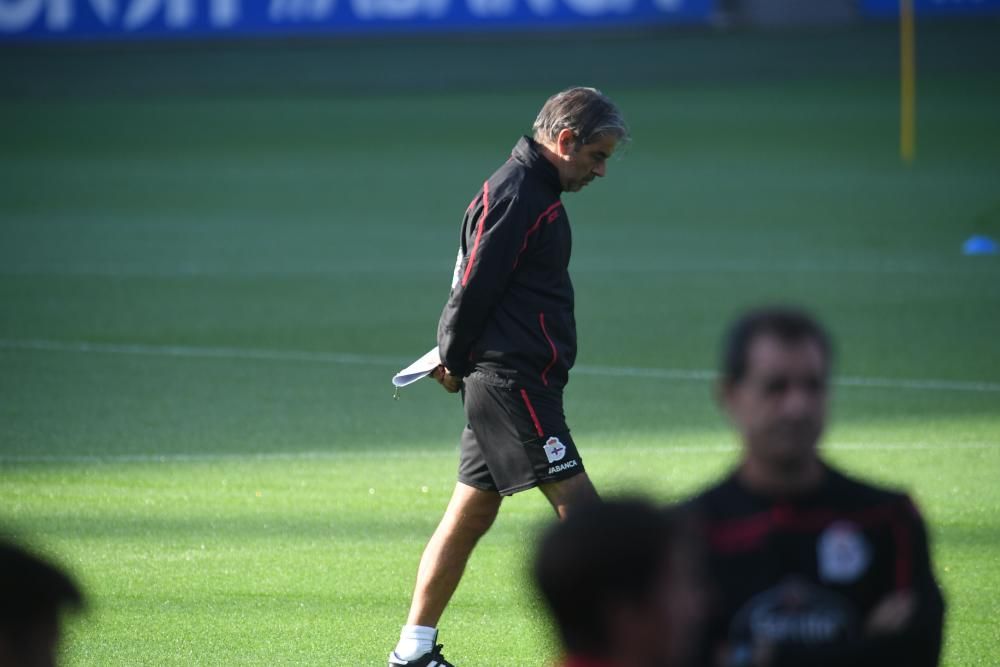 El Dépor entrena a Riazor antes de recibir al Reus