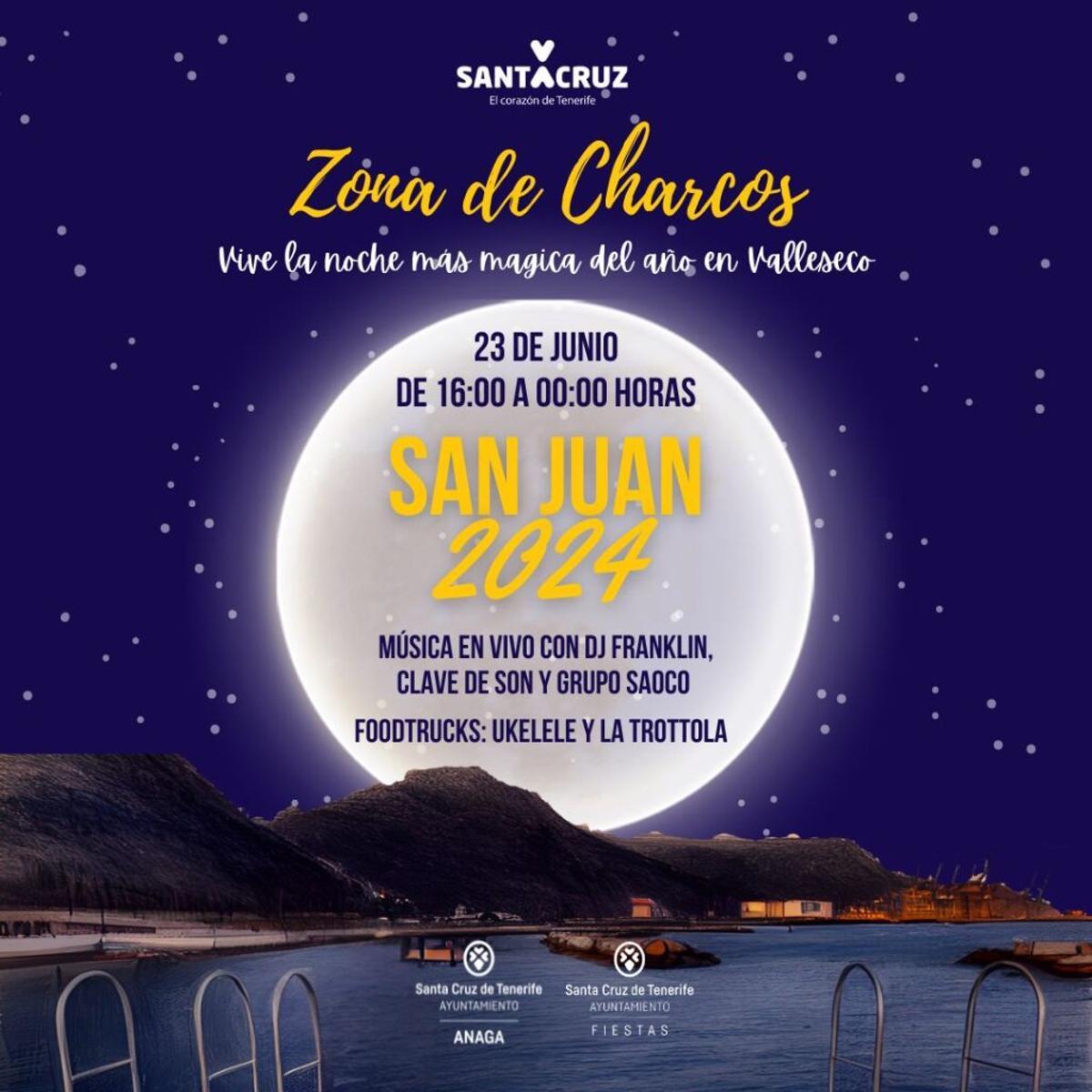 Cartel de las Fiestas por San Juan en Santa Cruz de Tenerife
