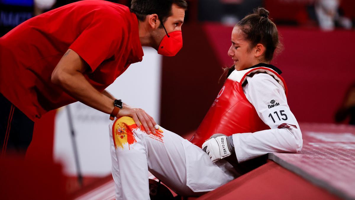 Adriana Cerezo, plata en taekwondo, primera medallista española