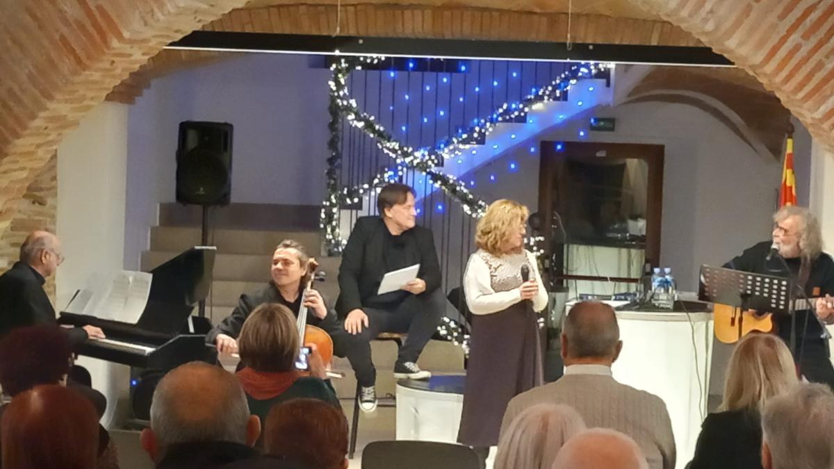 Els artistes van actuar recentment a la Casa de la Reina Sibil·la a Fortià.