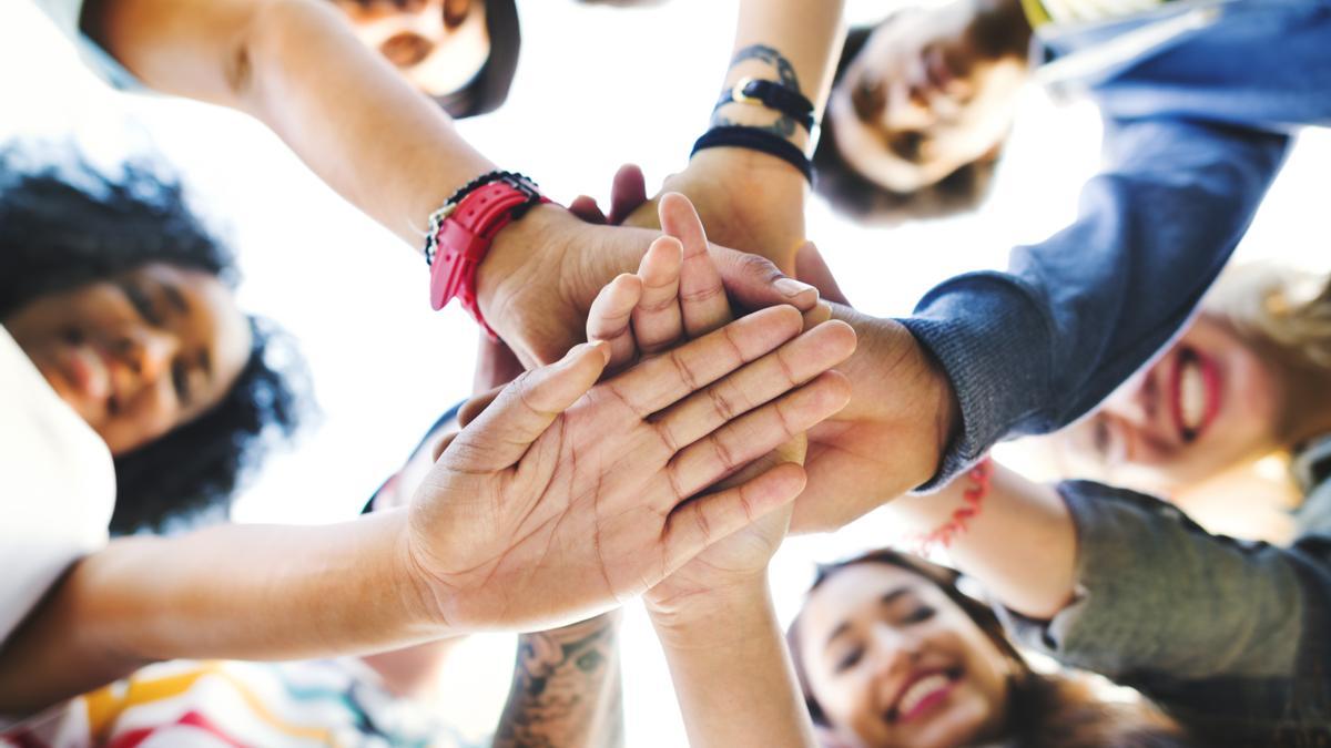 Un grupo de jóvenes.