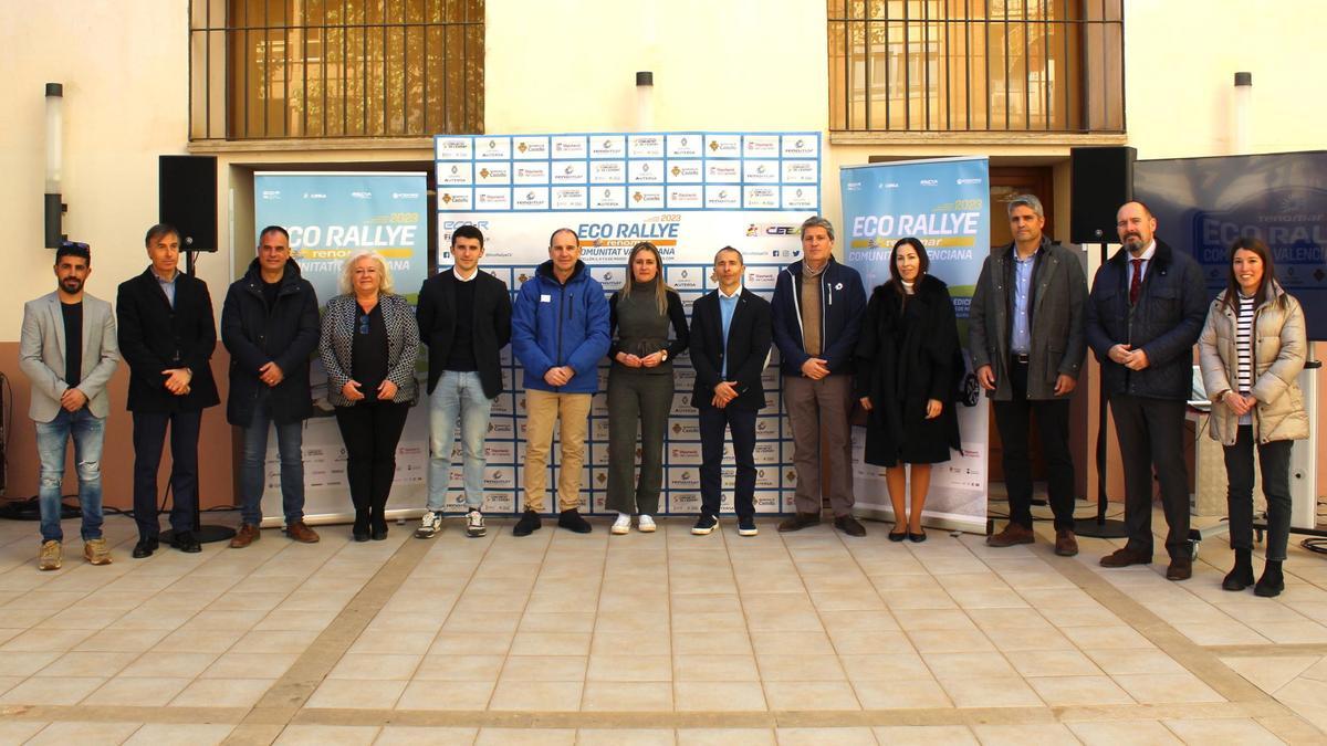 La presentación del Eco Rallye Renomar en la Diputación de Castelló.