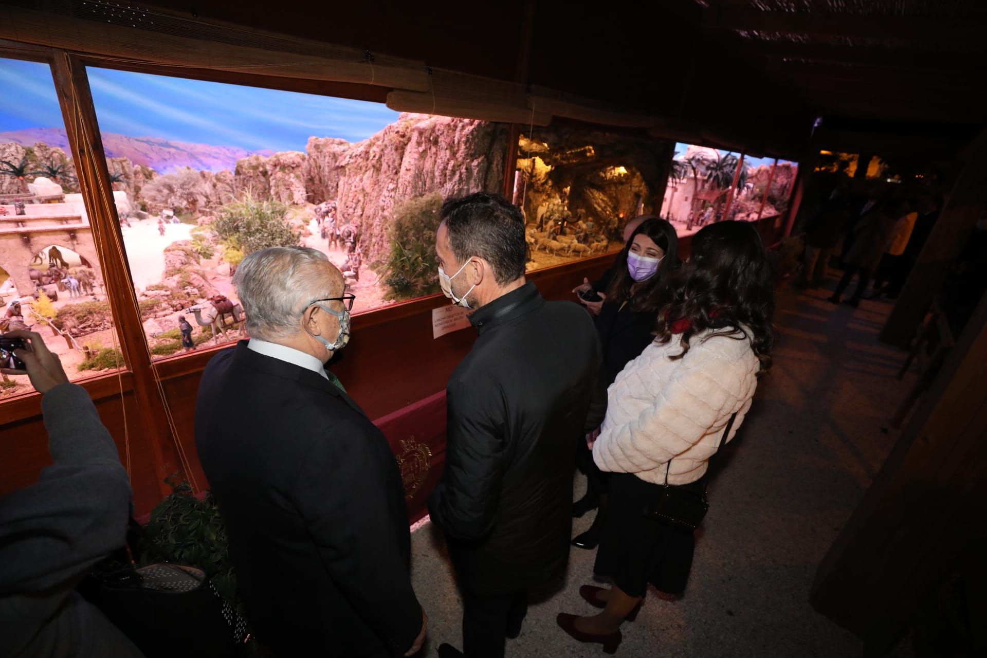 Inauguración del Belén de Navidad en Elche