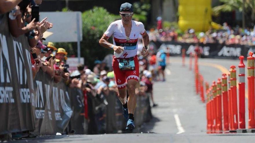 Gómez Noya no brilla en su primer Ironman