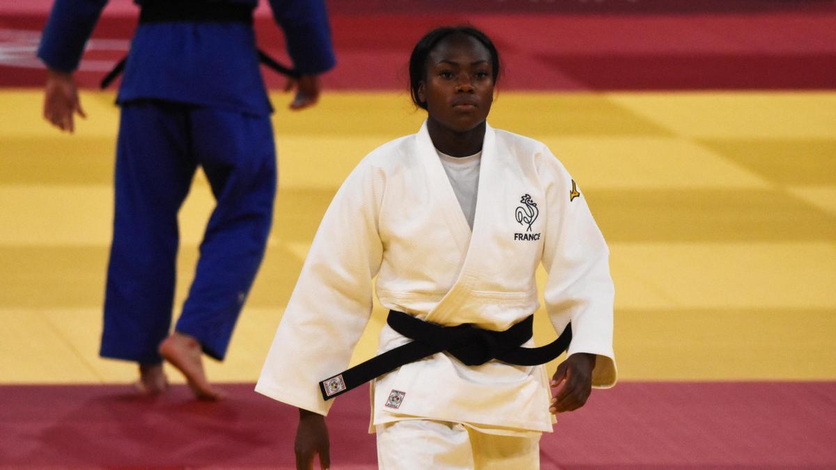 La judoca francesa Clarisse Agbegnenou.