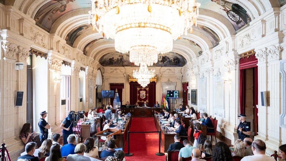 Pleno del Ayuntamiento de Málaga