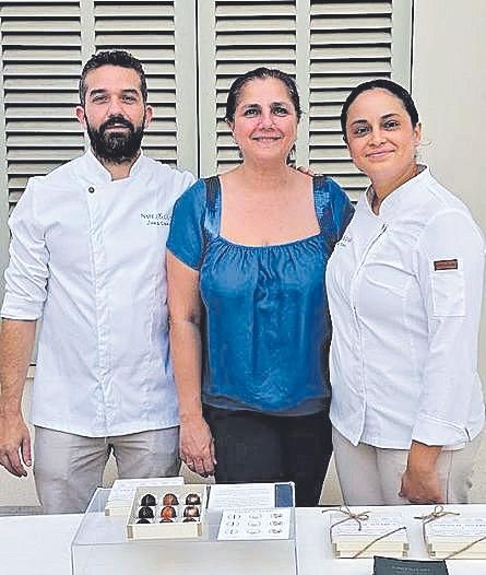 Joan Cuart, Tina Bestard y Mara Narez.