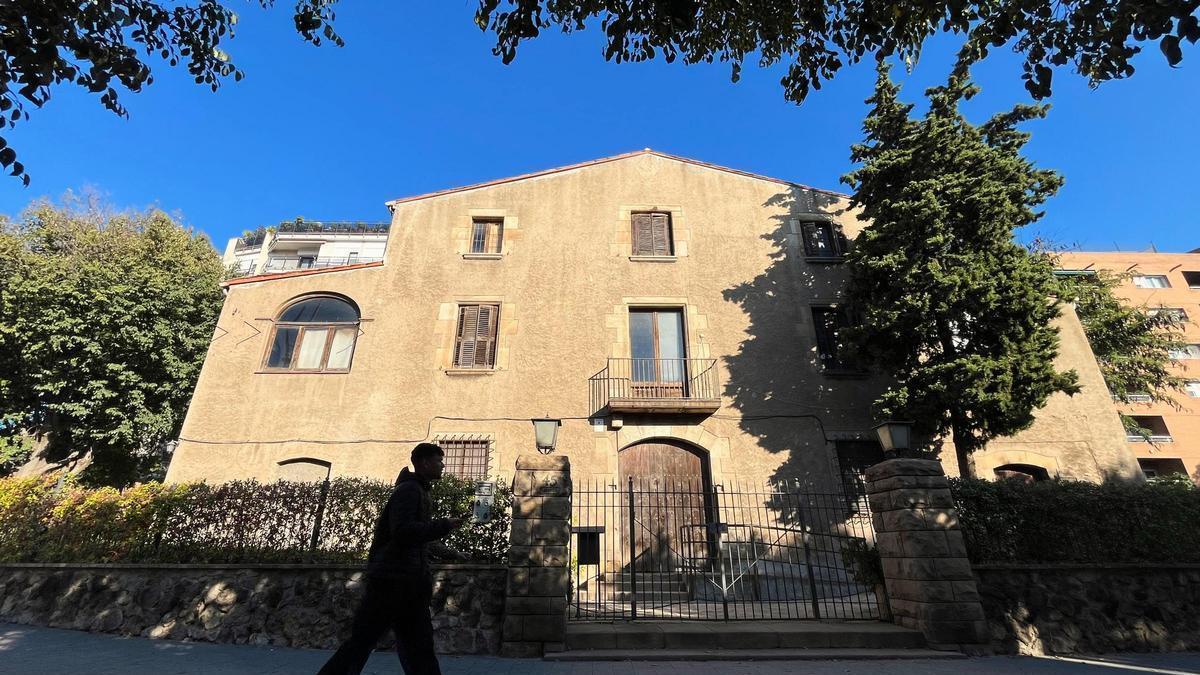 Masía de Can Maragall en Cornellà, finca histórica que fue propiedad de la familia del poeta Joan Maragall.