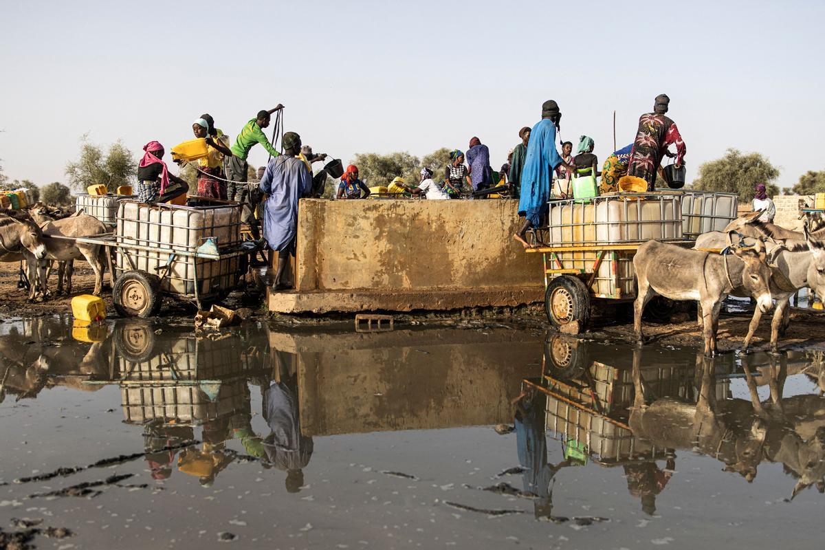 Calor extremo en la región de Matam, en el noroeste de Senegal