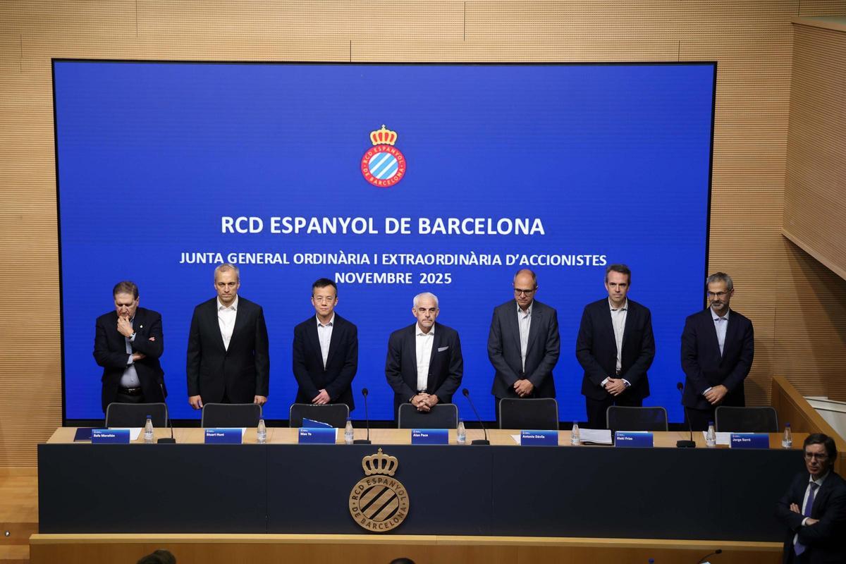 El Espanyol celebró la Junta General de Accionistas en la que se oficializó la llegada de Alan Pace a la presidencia