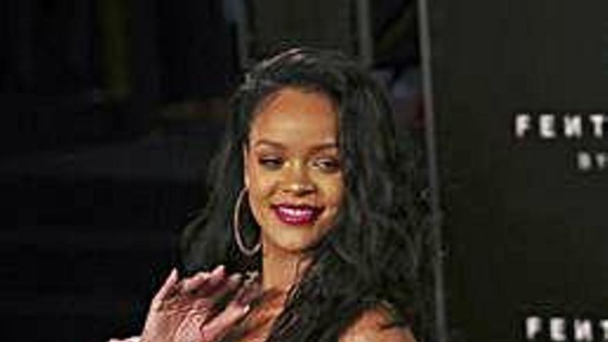 La cantante Rihanna.