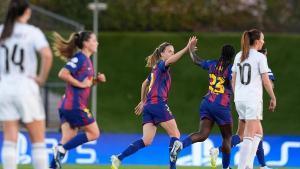 Irene Paredes marcó el tercero del Barça