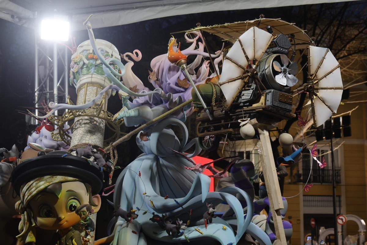 Recorrido por la falla infantil Espartero-Ramón y Cajal, ganadora del Ninot Indultat Infantil 2026