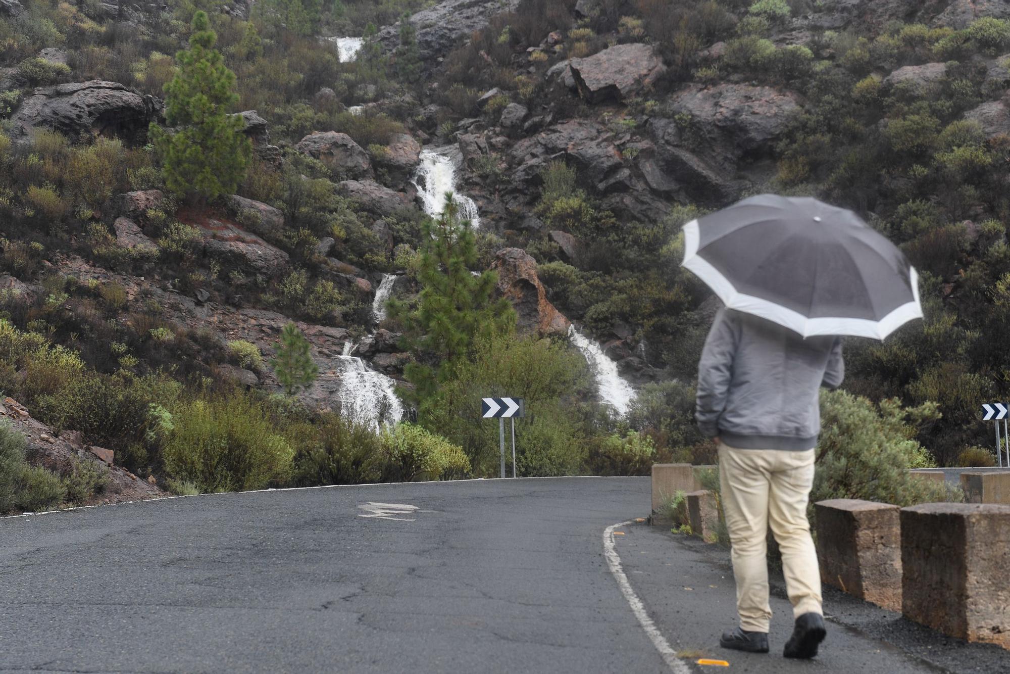 Las lluvias vuelven a caer en Gran Canaria