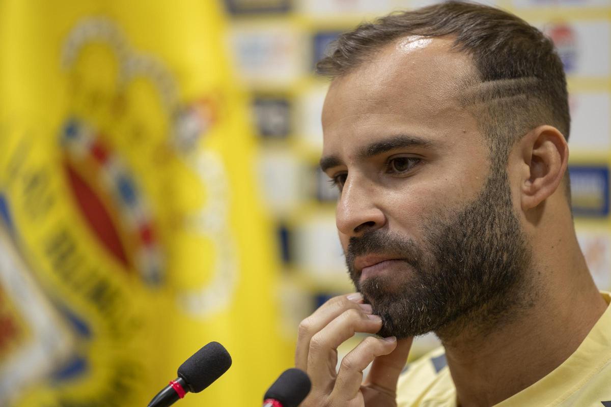 Jesé Rodríguez, en su rueda de prensa del pasado diciembre.