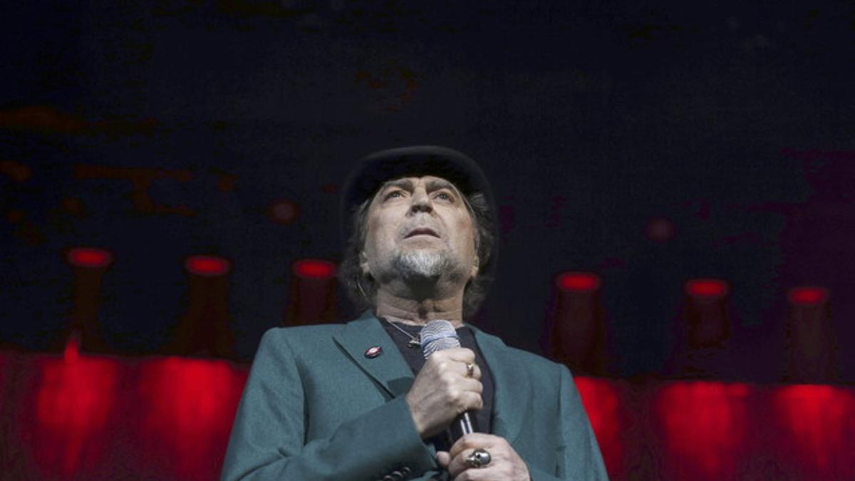 Joaquín Sabina, durante el concierto en Madrid.