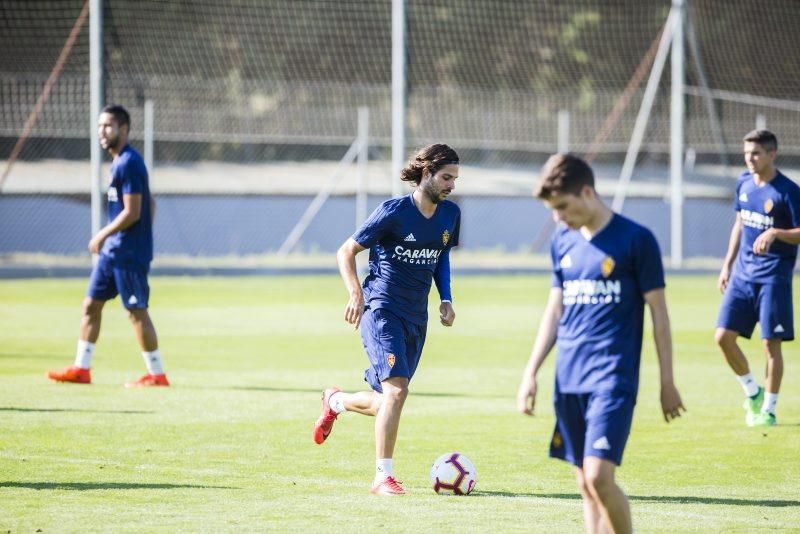 Primer entrenamiento del Real Zaragoza