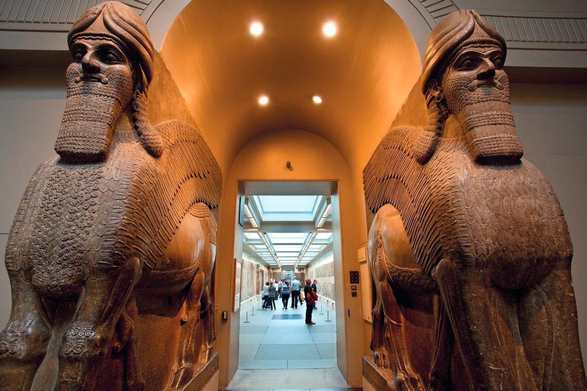 Interior del British Museum, donde se encuentra el Juego Real de Ur.