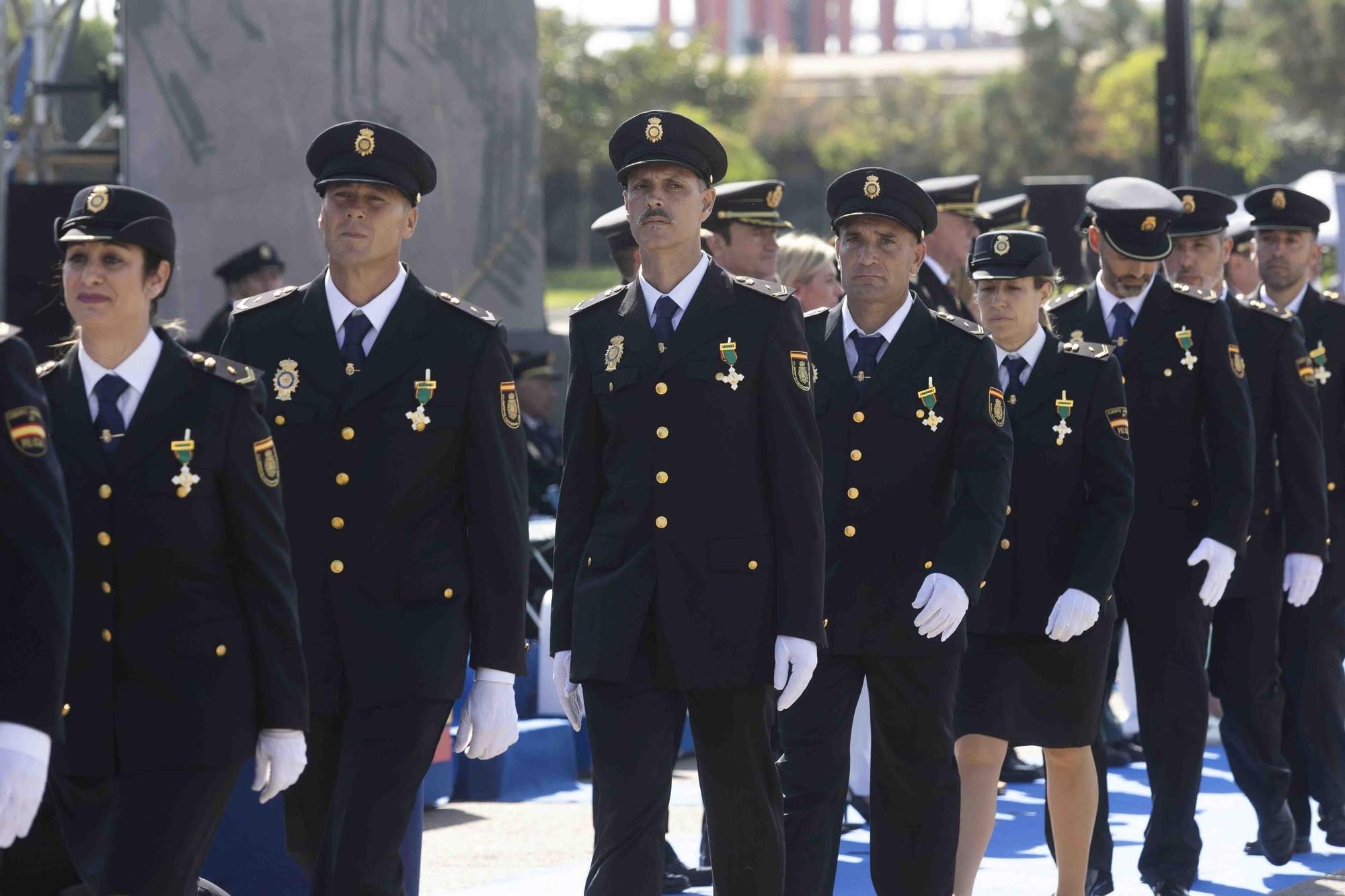 Actos de la festividad de la Policía Nacional