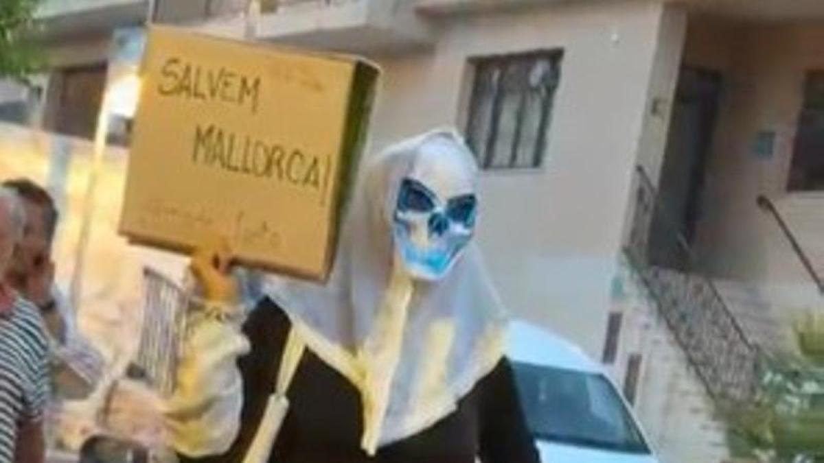 Schnappschuss von Madò Farta bei ihrem Besuch in Capdepera
