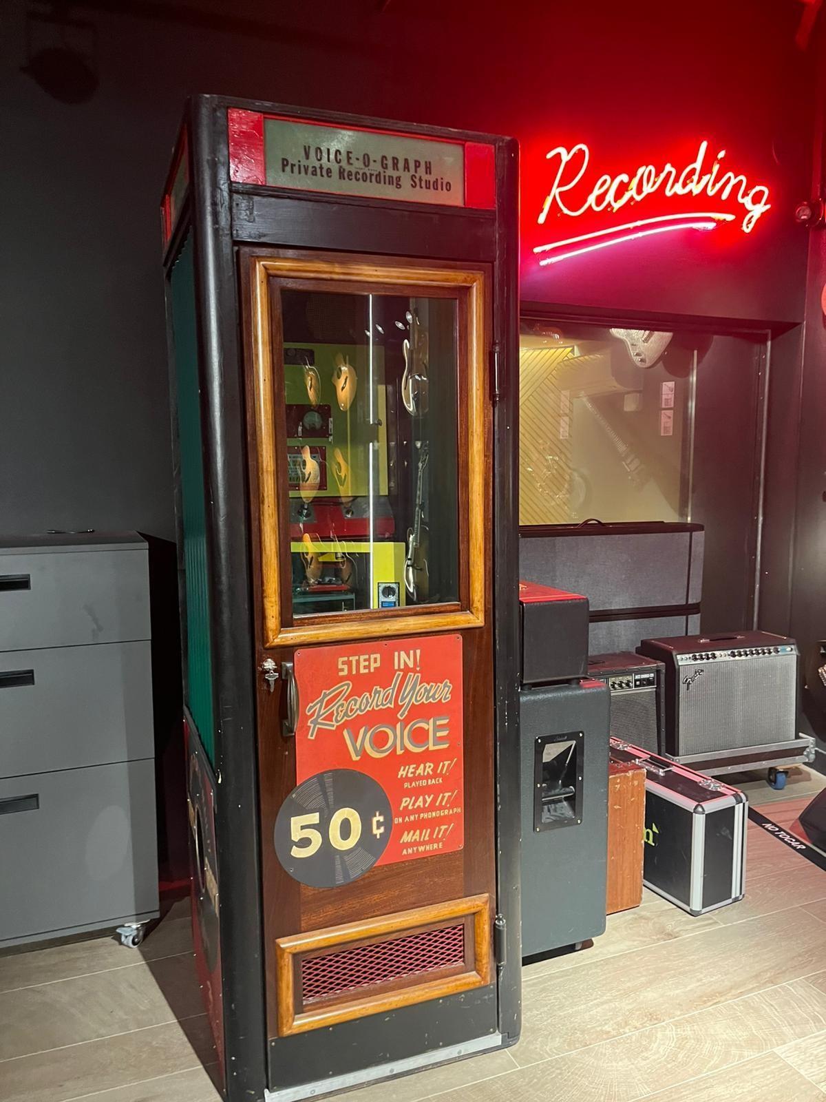 Voice-O-Graph original de los años 50.