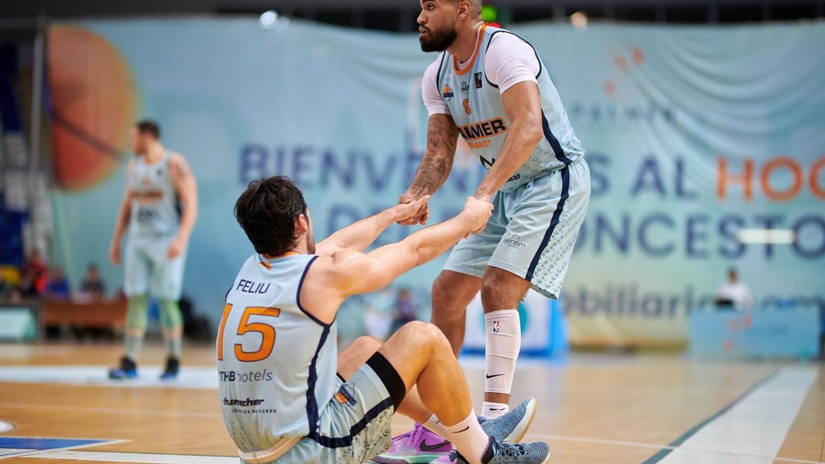 Jugadores del Palmer Basket Mallorca.