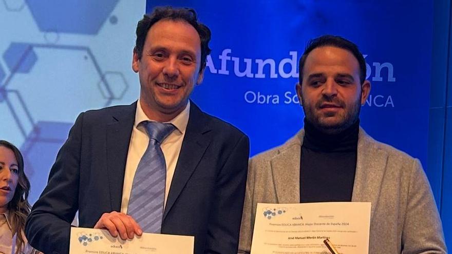 Marcos Naz y José Manuel Moron, finalistas a Mejor Docente de España.