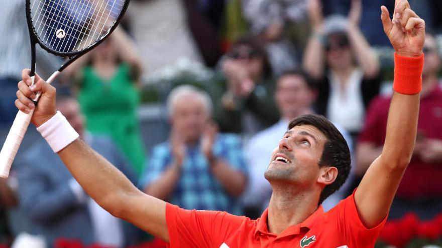 Djokovic se proclama campeón del Mutua Madrid Open.