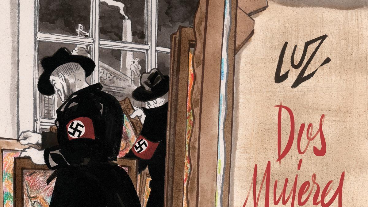 Fragmento de la portada de 'Dos mujeres desnudas'.