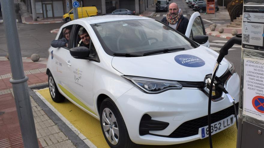 Puig-reig estrena el primer cotxe elèctric d&#039;ús compartit del Berguedà