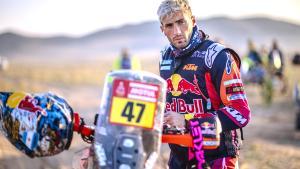 Kevin Benavides, ganador de la tercera etapa del Dakar.