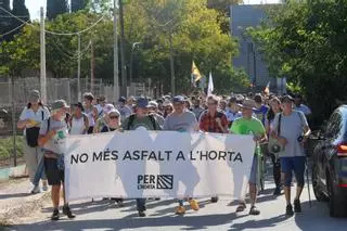 La ronda norte de Mislata moviliza a 300 personas en defensa de la huerta de Campanar