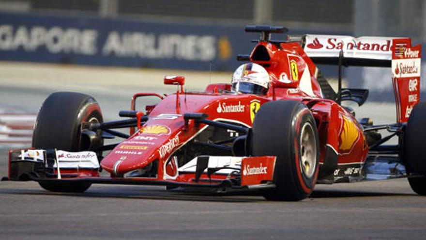 Vettel, primera &#039;pole&#039; amb Ferrari