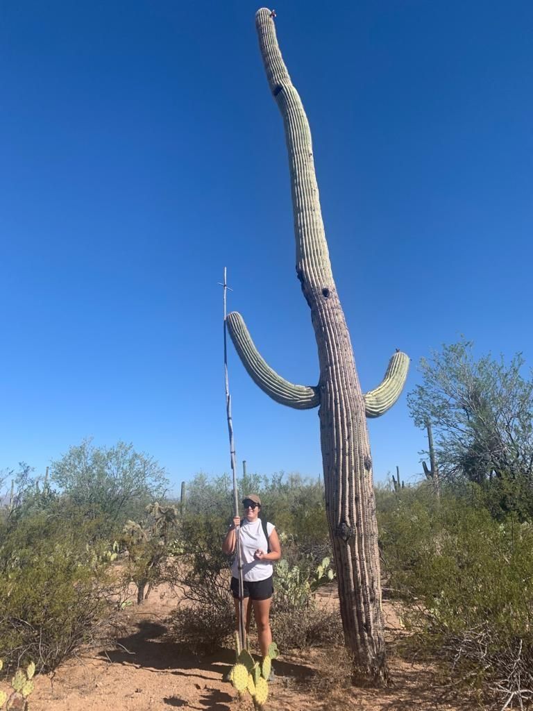 Mery Touceda, en el desierto