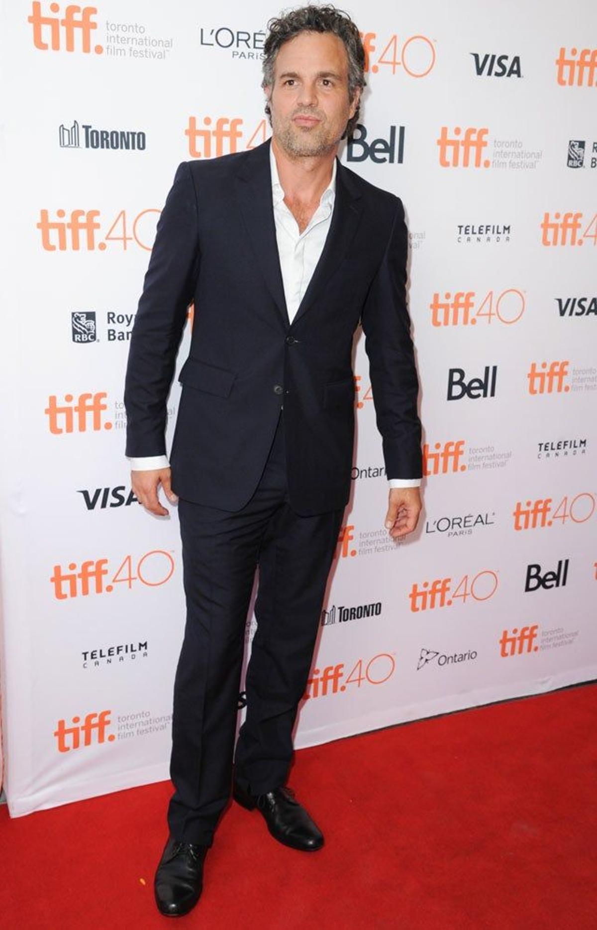 Mark Ruffalo en la première de 'Spotlight' en el TIFF 2015