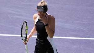 Caroline Wozniacki se marchó lesionada
