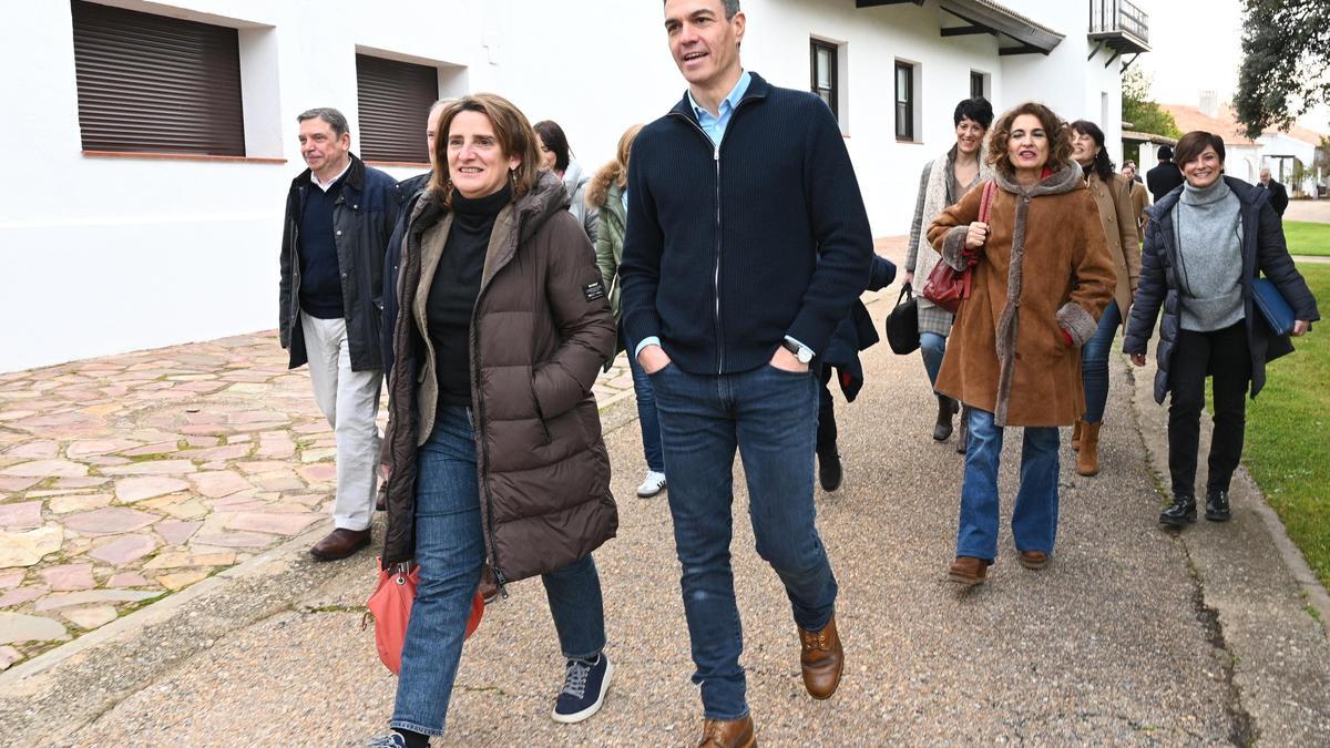 Reunión del Gobierno en Quintos de Mora.