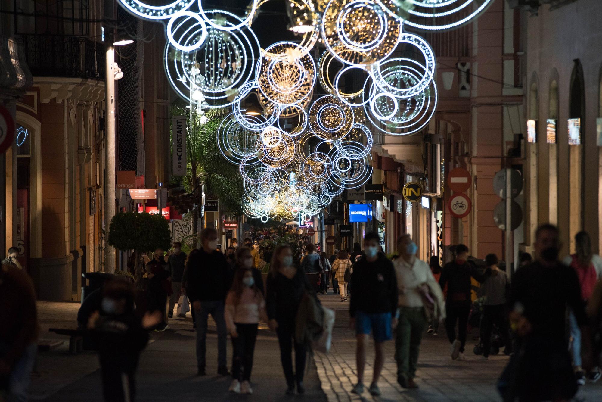 Encendido del alumbrado navideño en Santa Cruz de Tenerife