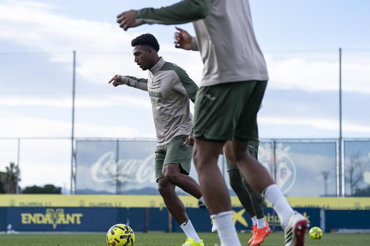 Freeman durante el entrenamiento de este viernes.