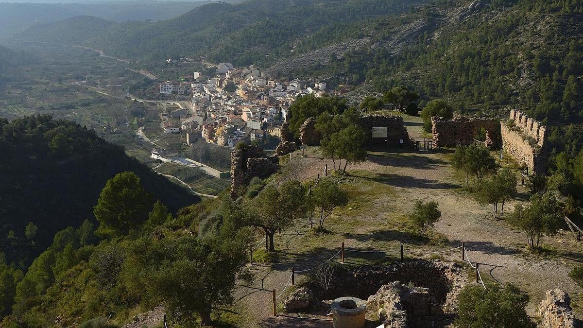 Panorámica de Vall de Almonacid, desde el castillo.