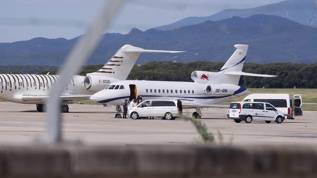 Arribada de jets privats a l&#039;aeroport de Girona