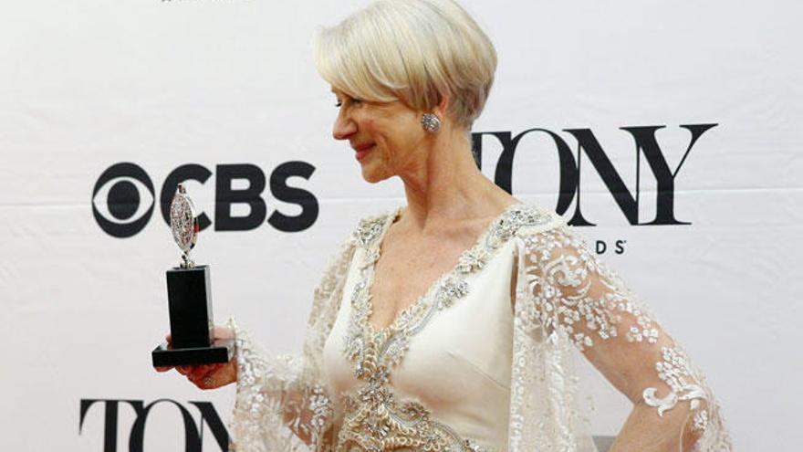 Mirren, con su Tony.