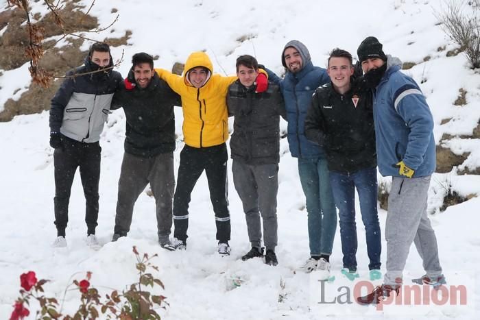 Nieve en Coy y Avilés (Lorca)