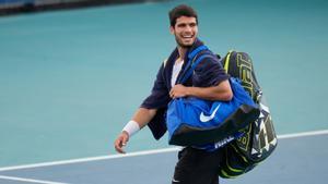 Alcaraz ya entrena en Miami