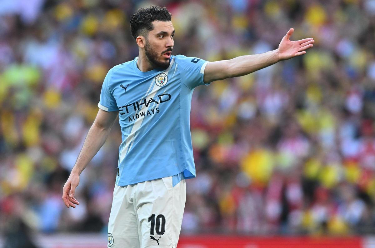 Cherki fue de los más destacados en el Manchester City