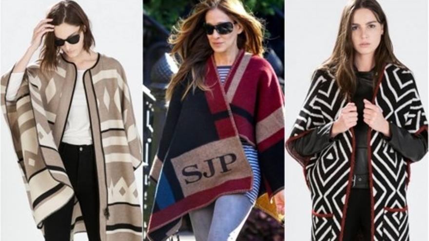 Las capas, los ponchos y las capa-mantas, las prendas estrellas del otoño 2014