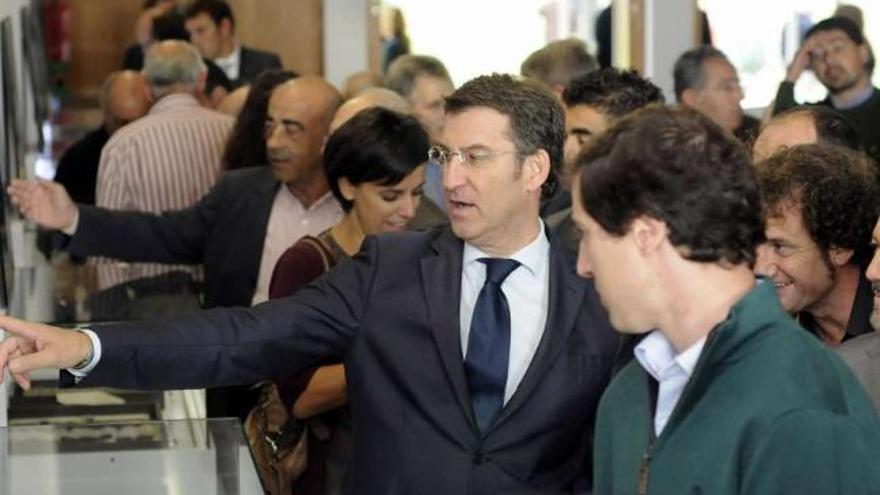 O presidente da Xunta visitou en outubro de 2012 o Museo da Minería de Fontao.  // Bernabé/Javier Lalín