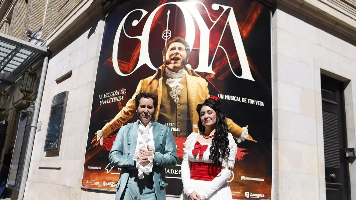 El musical sobre la vida de Goya llega al Teatro Principal de Zaragoza: "Es un riesgo presentar una producción en 'su casa'"
