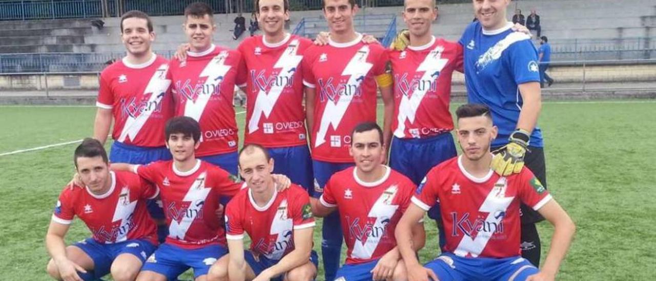 Un once del conjunto que milita en Segunda regional.