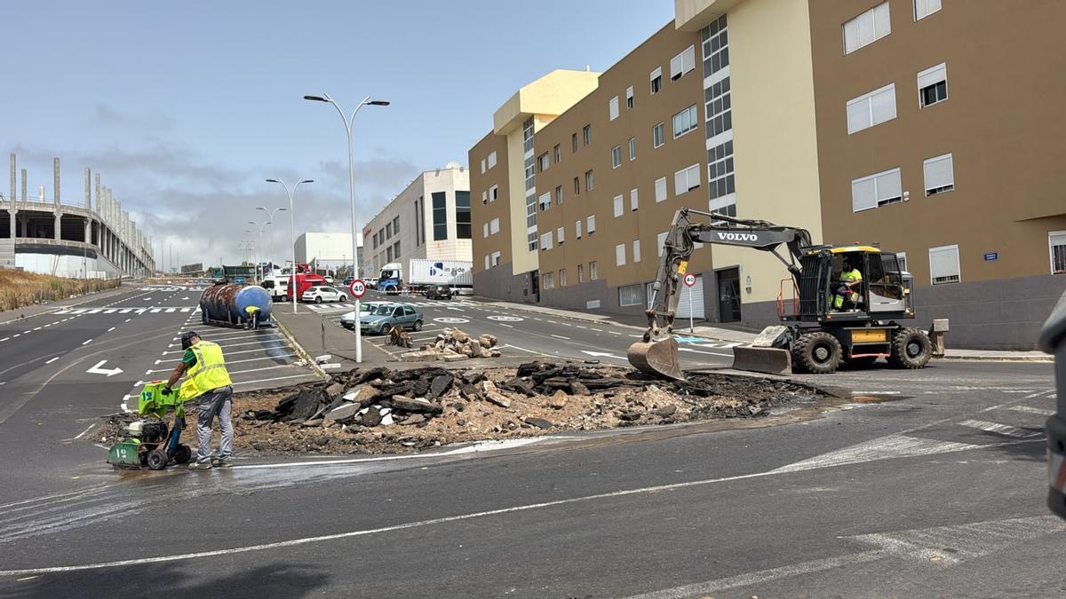 La Laguna inicia las obras de acondicionamiento de la avenida Gandhi